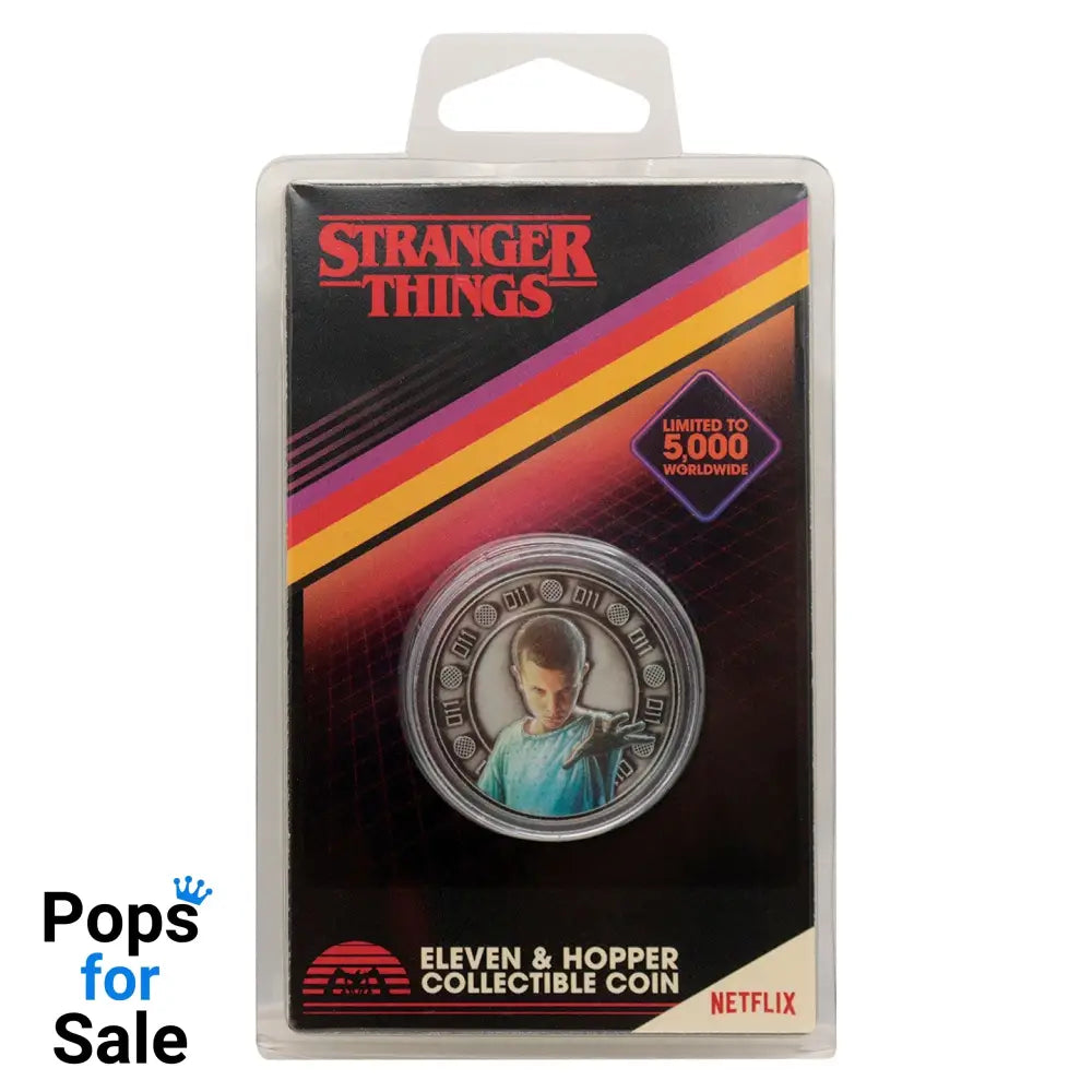Stranger Things Eleven and Hopper Coin