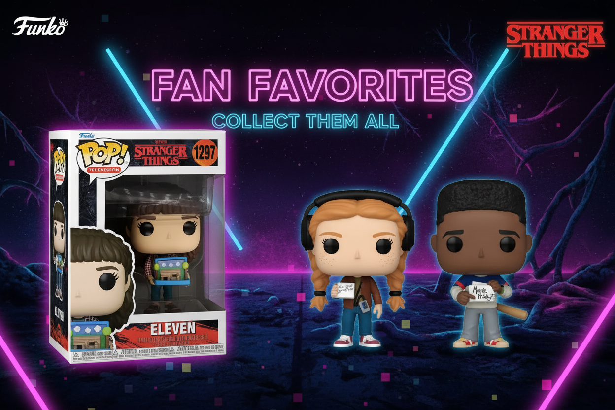 Stranger Things Funko POP Banner