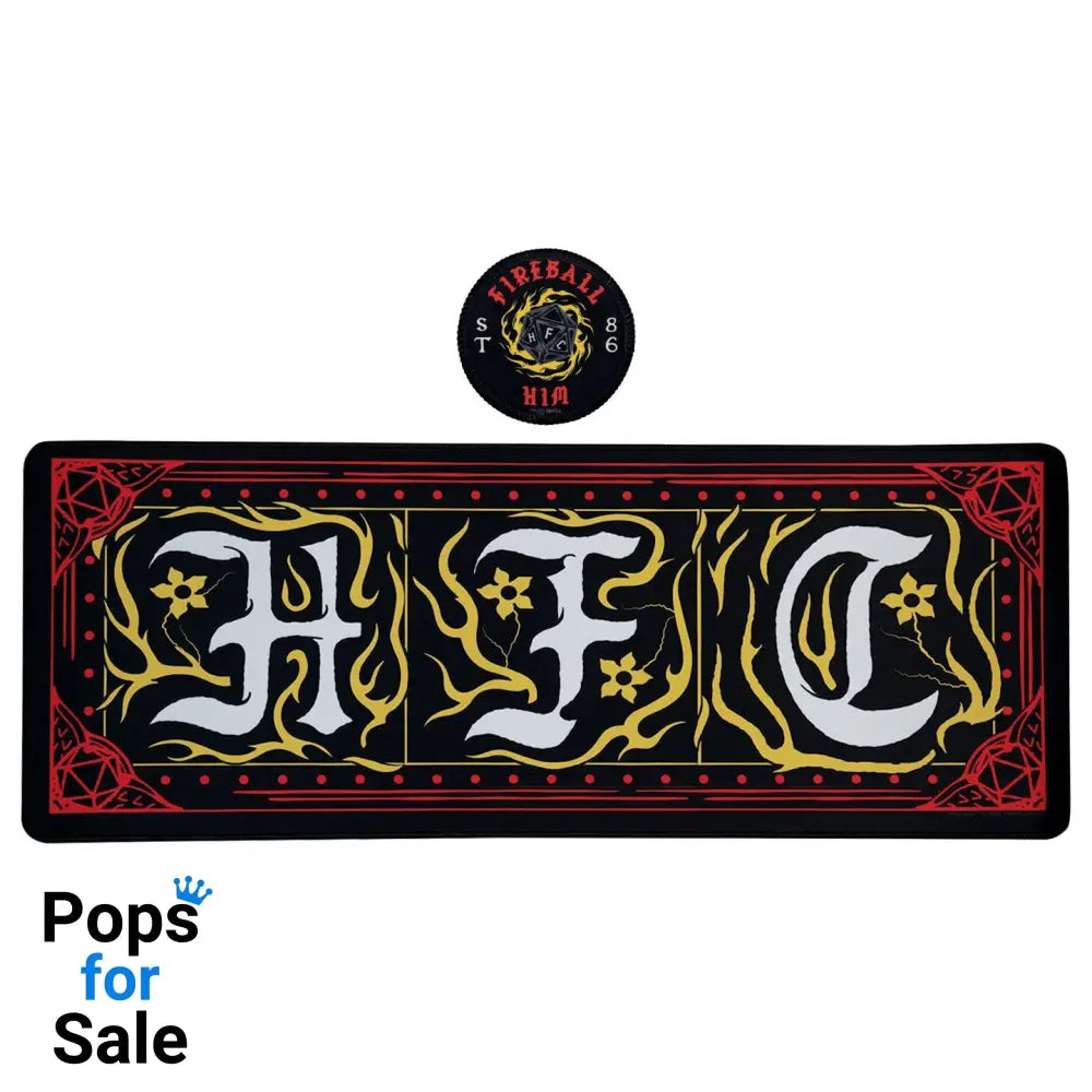 Stranger Things Hellfire Club Desk Pad & Coaster Set