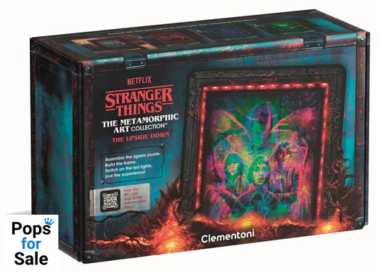 Stranger Things Metamorphic Art Collection Jigsaw Puzzle with Light-Up Effect The Upside (520 pieces)