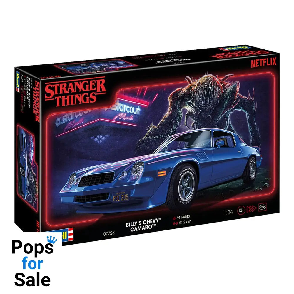Stranger Things Model Kit 1/25 Chevy Camaro Z/28 19 cm