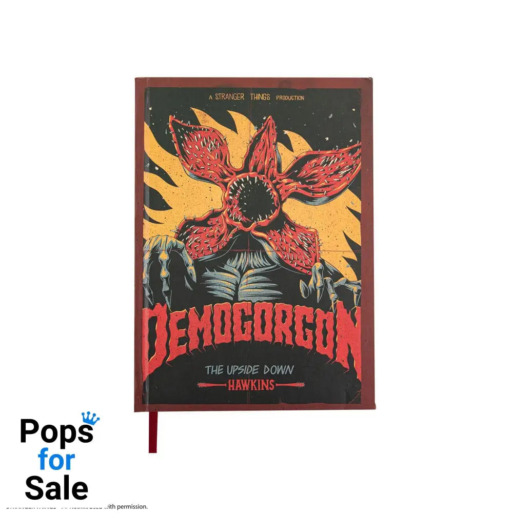 Stranger Things Notebook Demogorgon Stationery