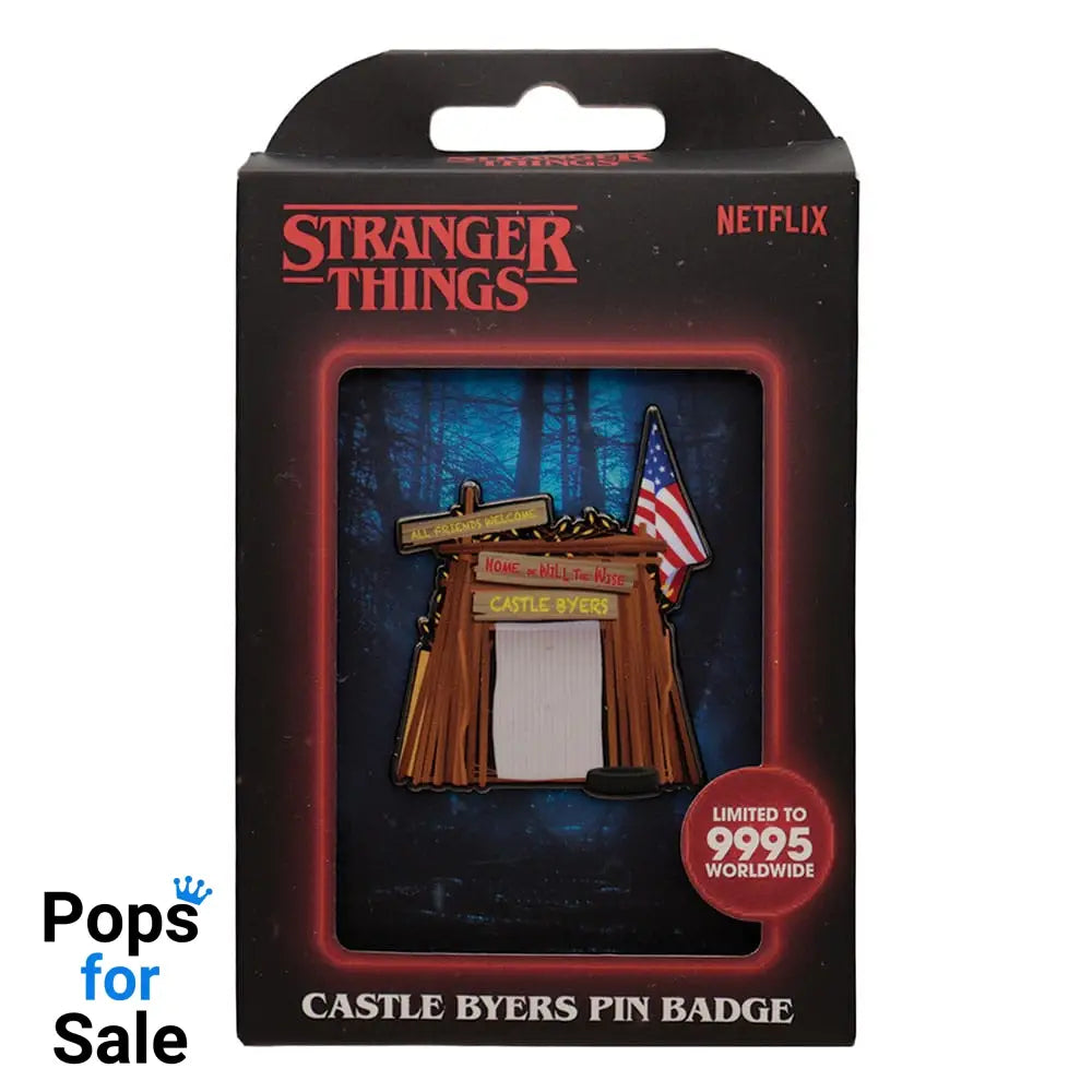 Stranger Things Pin Badge Castle Byers Limited Edition