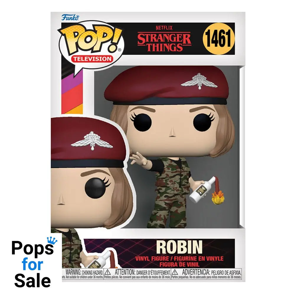 Stranger Things POP! TV Vinyl Figure Hunter Robin with Cocktail 9 cm