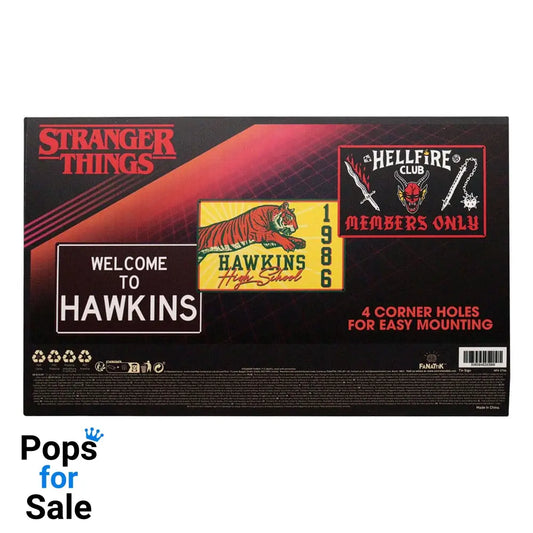 Stranger Things Tin Signs 3 Pack