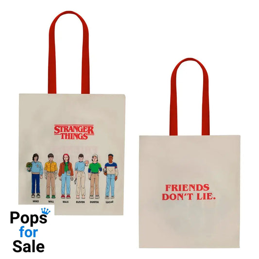 Stranger Things Tote Bag Friends Don't Lie