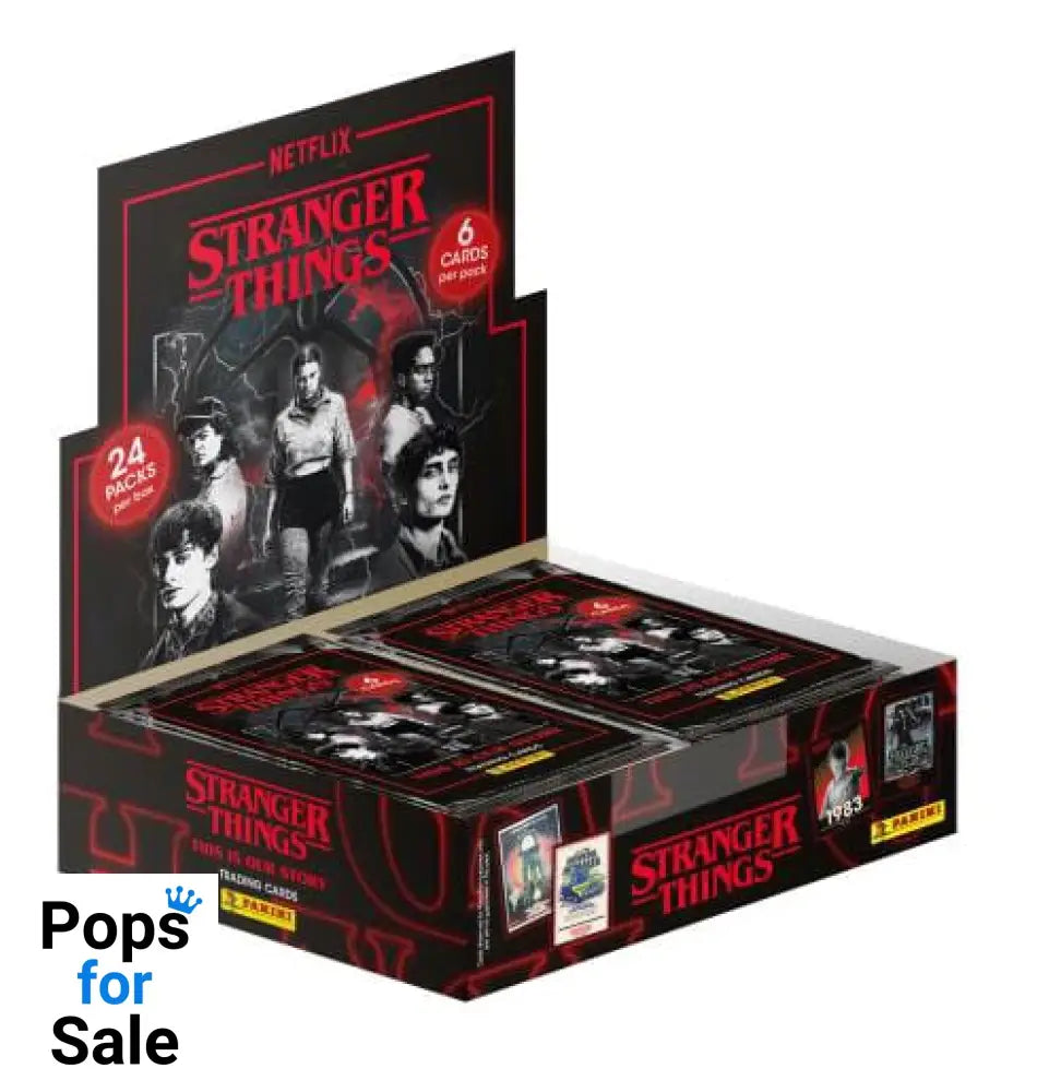 Stranger Things Trading Cards Flow Pack Box (24)