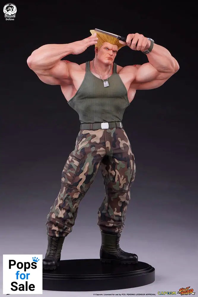 Street Fighter 6 PVC Statue 1/4 Guile Deluxe Edition 50 cm