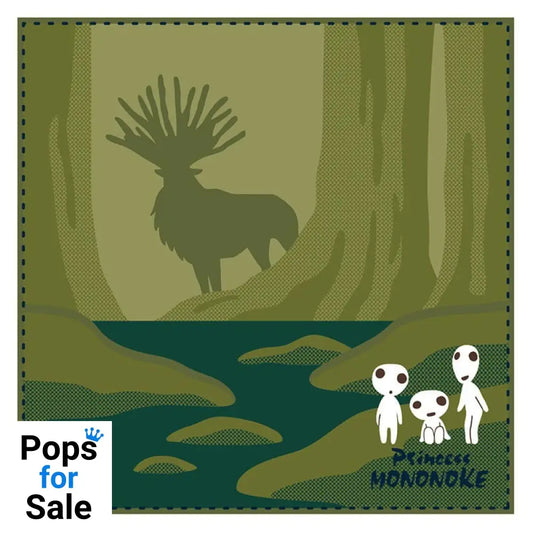 Studio Ghibli Mini Towel Princess Mononoke Shadow of the Deer God 25 x 25 cm