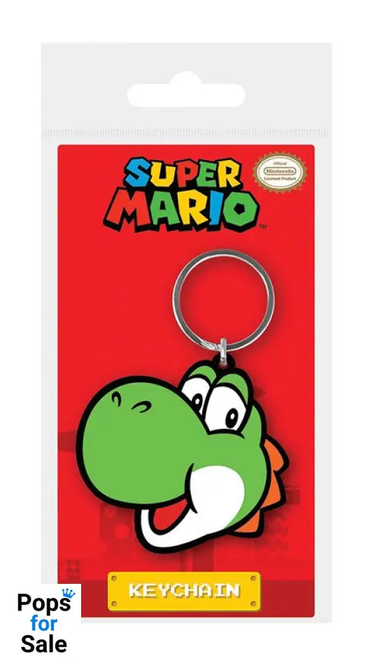 Super Mario Rubber Keychain Yoshi 6 cm