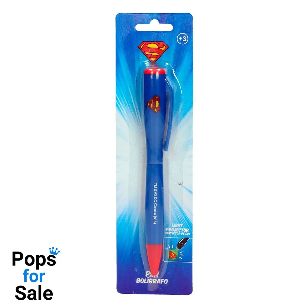 Superman Ball Pen with Light Logo Stationery