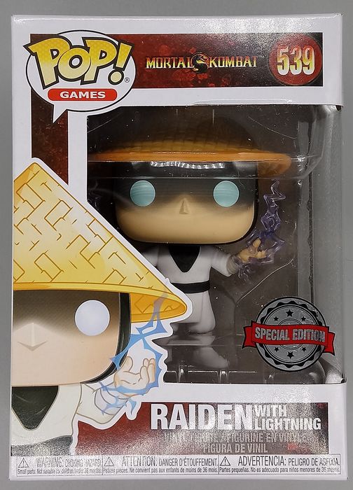 #539 Raiden (with Lightning) - Mortal Kombat Funko POP