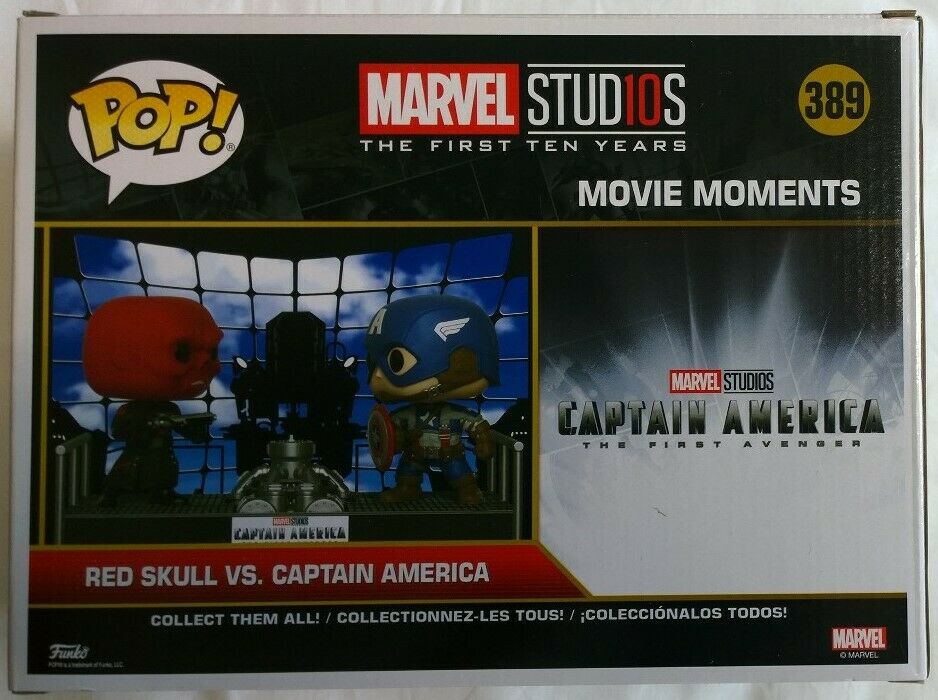 #389 Red Skull vs. Captain America Movie Moment - Marvel Funko POP