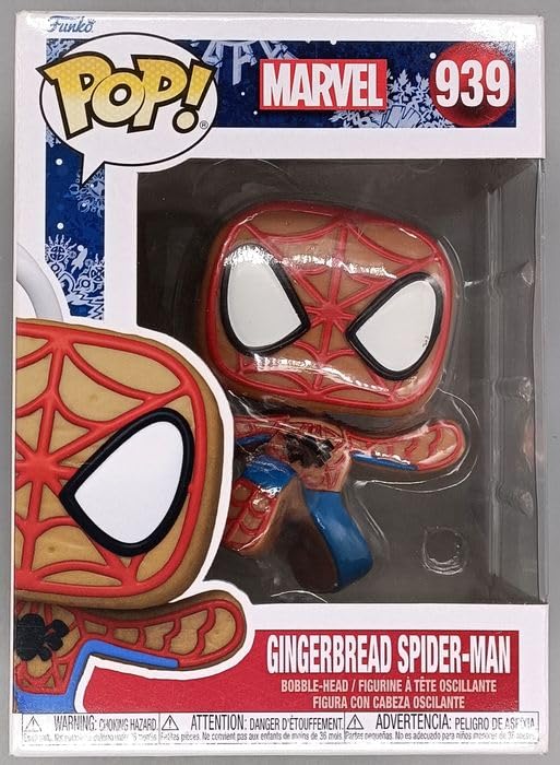 939 Gingerbread Spider-Man - Marvel Holiday Funko POP
