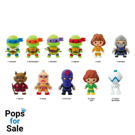 Teenage Mutant Ninja Turtles 3D PVC Bag Clips Series 1 Display (24)