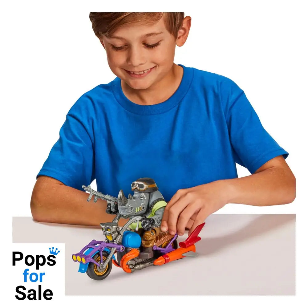 Teenage Mutant Ninja Turtles Action Figure Chopper mit Rocksteady Action figures