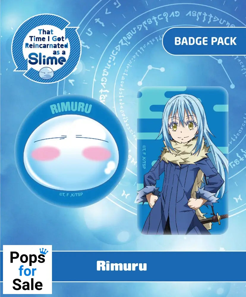 That Time I Got Reincarnated as a Slime Pin Badges 2-Pack Rimuru Pins & Brooches
