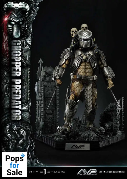 The Alien vs. Predator Museum Masterline Series Statue 1/3 Chopper Predator 103 cm