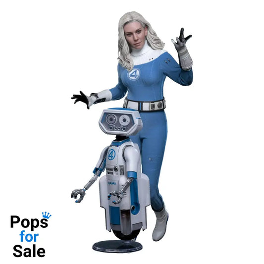 The Fantastic Four: First Steps Movie Masterpiece Action Figure 2-Pack 1/6 Invisible Woman & H.E.R.B.I.E. 28 cm