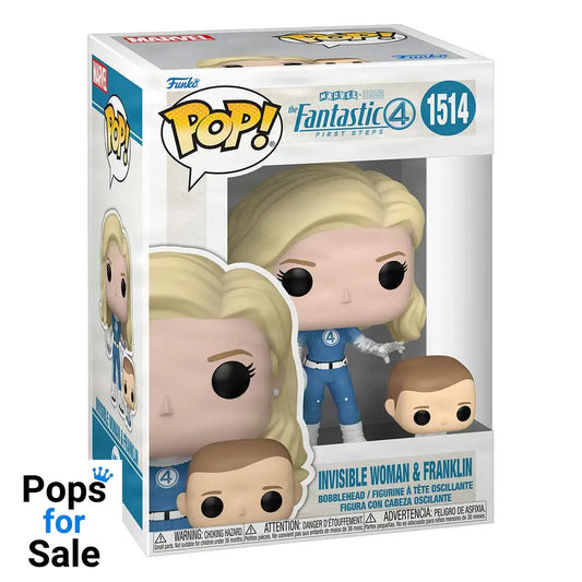 The Fantastic Four: First Steps POP! & Buddy Marvel Vinyl Figure Invisible Woman & Franklin 9 cm