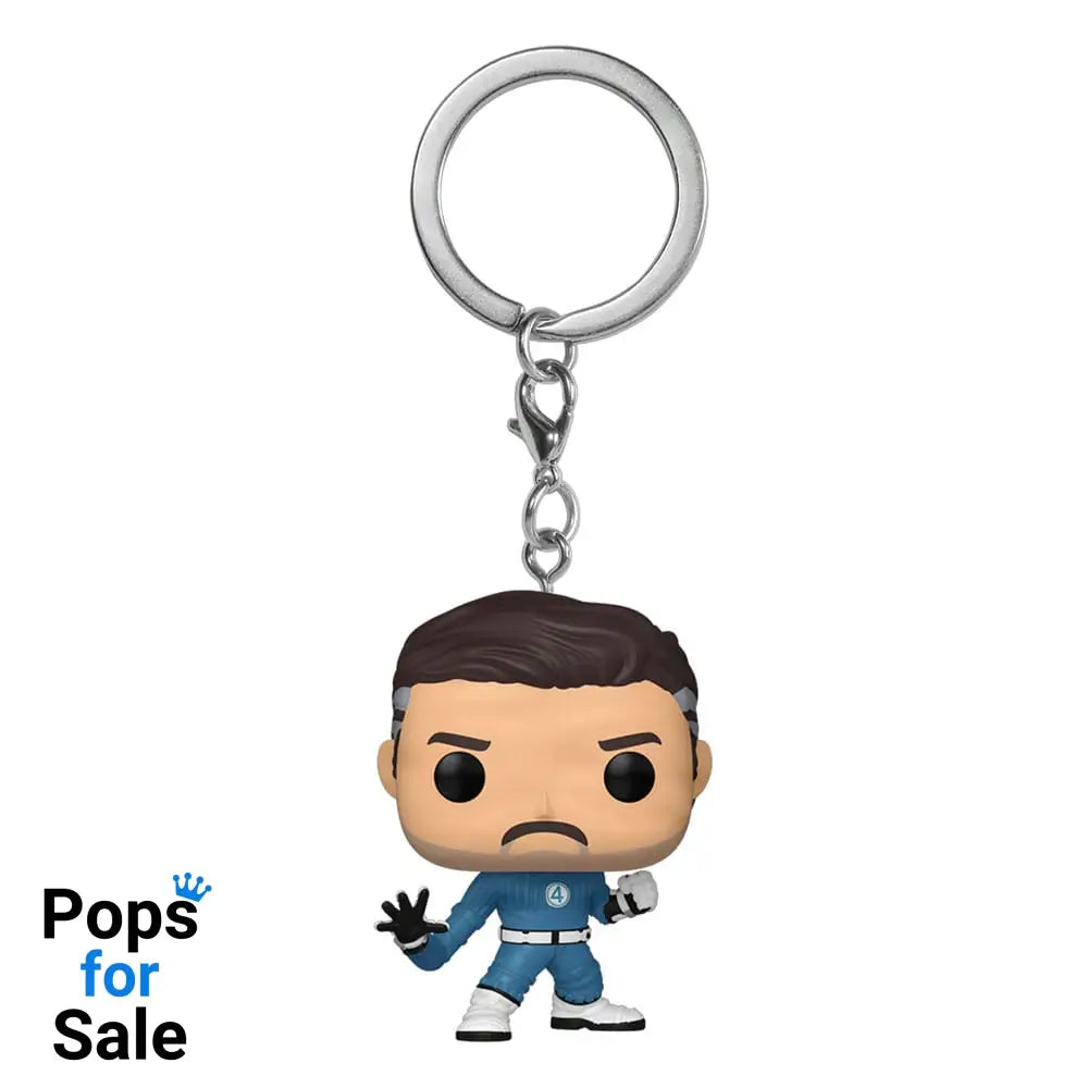 The Fantastic Four: First Steps POP! Vinyl Keychains 4 cm Mister Fantastic Display (12)