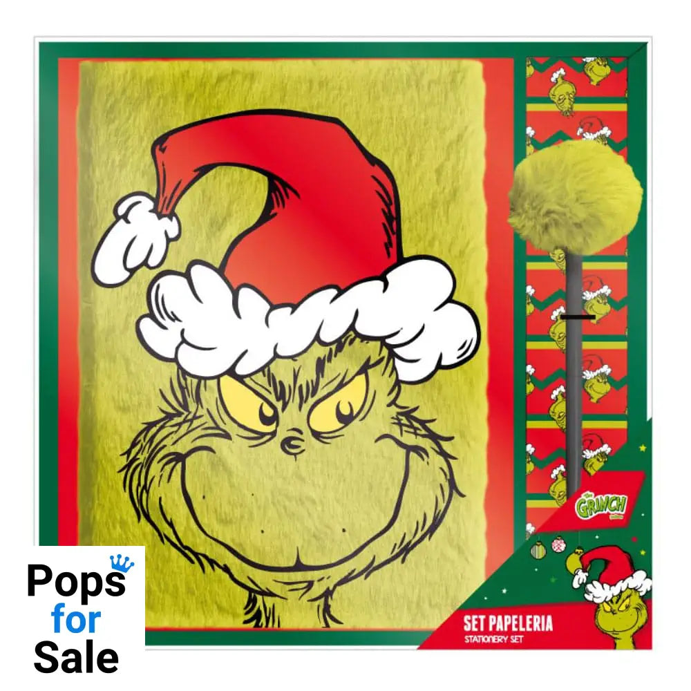 The Grinch Stationery Set