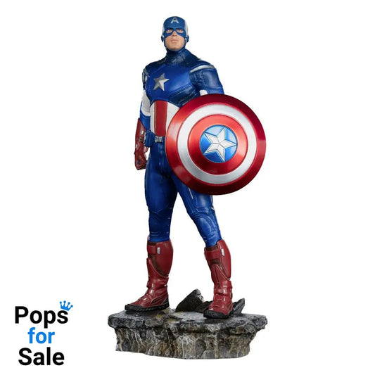 The Infinity Saga BDS Art Scale Statue 1/10 Captain America Battle of NY 23 cm