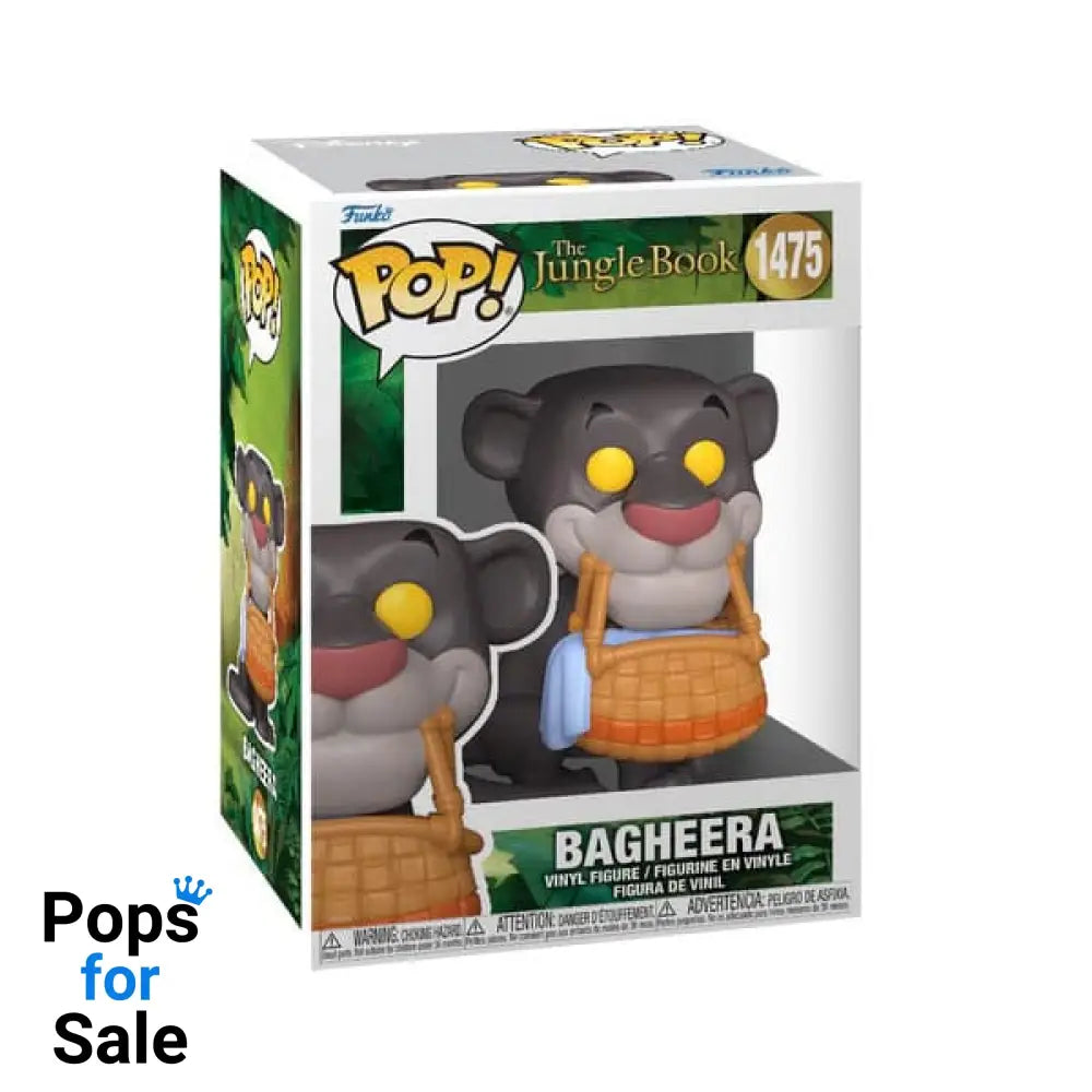 The Jungle Book POP! Disney Vinyl Figure Bagheera w/basket 9 cm