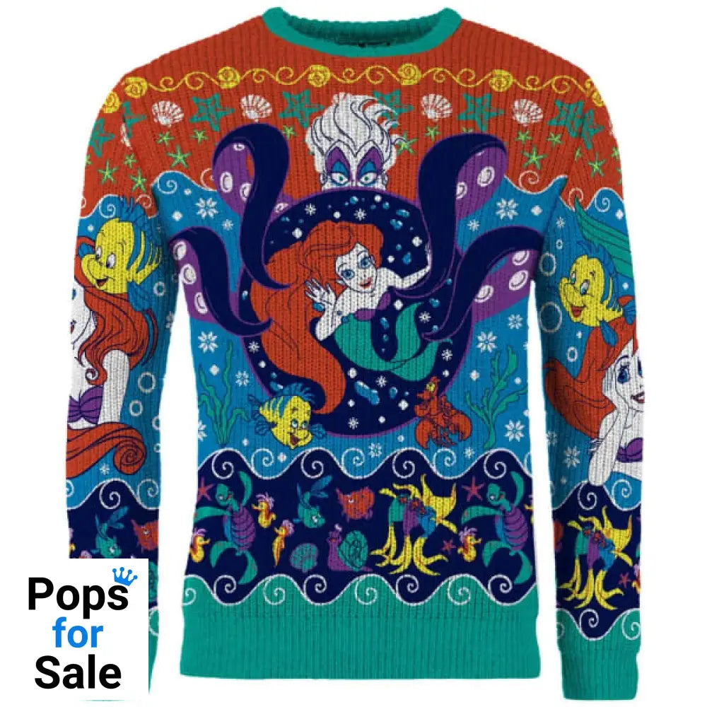 The Little Mermaid Ariel Christmas Jumper (Size M)