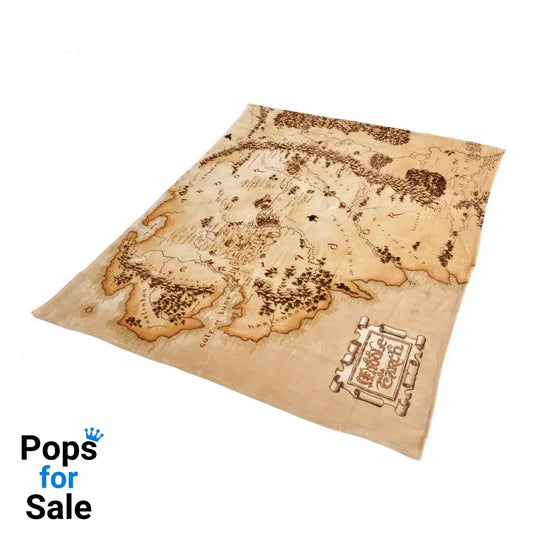 The Lord of the Rings Cozy Blanket Middleearth Map 180 x 200 cm