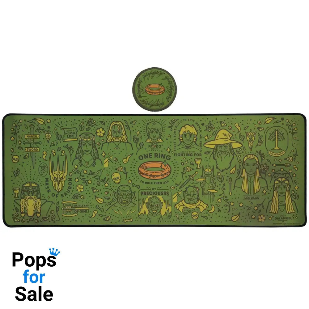 The Lord of the Rings Desk Pad & Coaster Set