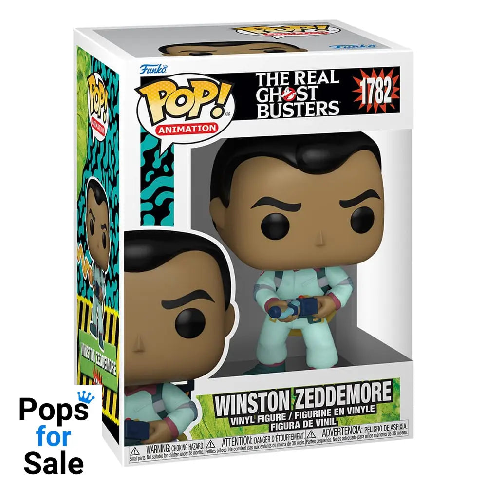 The Real Ghostbusters POP! Plus Animation Vinyl Figures Winston Zeddemore 9 cm