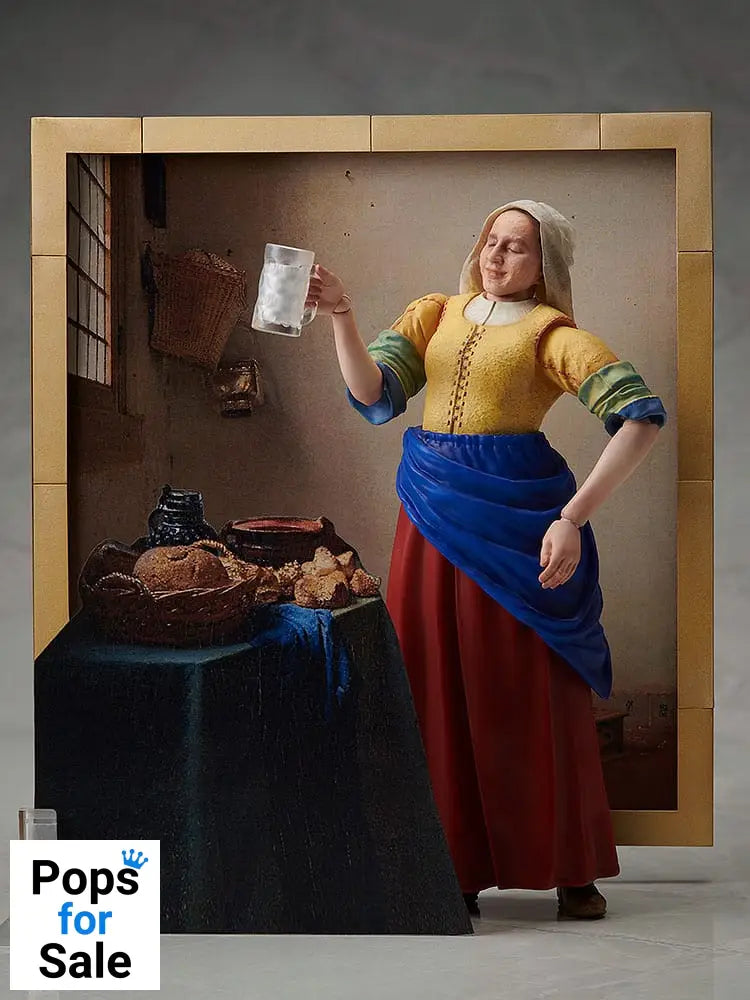 The Table Museum Figma Action Figure The Milkmaid by Vermeer 14 cm