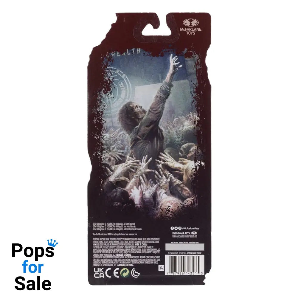 The Walking Dead Action Figure Gas Mask Zombie (Season 4) 13 cm