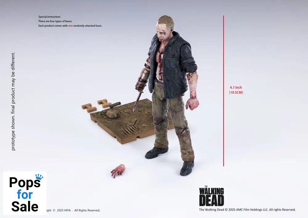 The Walking Dead Exquisite Mini Series Actionfigur 1/18 Merle 11 cm