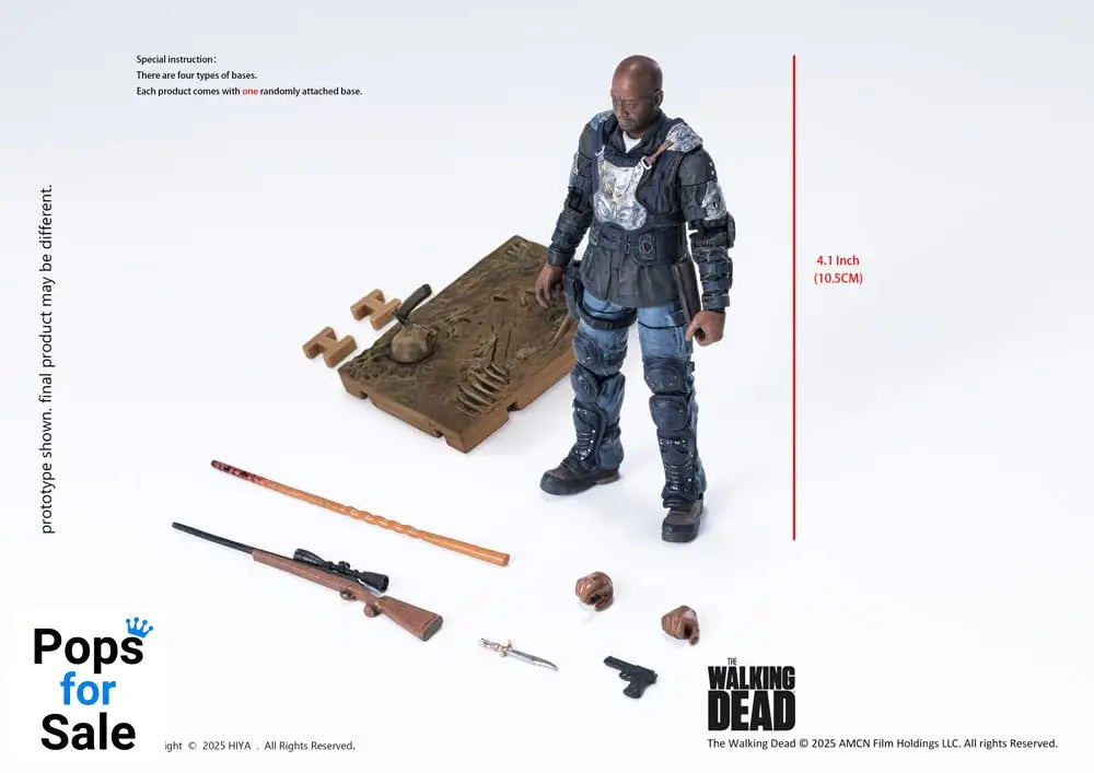 The Walking Dead: The Ones Who Lived Exquisite Mini Action Figure 1/18 Morgan 10 cm
