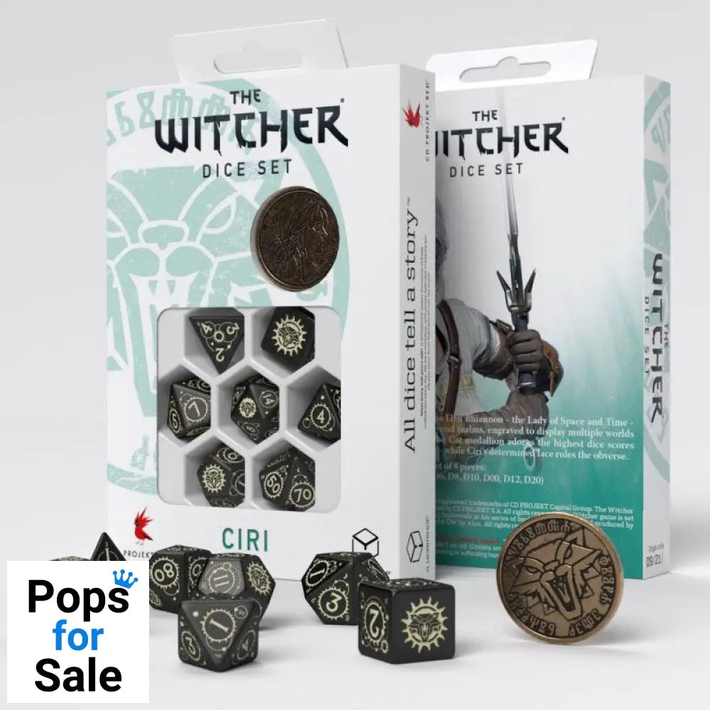 The Witcher Dice Set Ciri The Zireael (7)