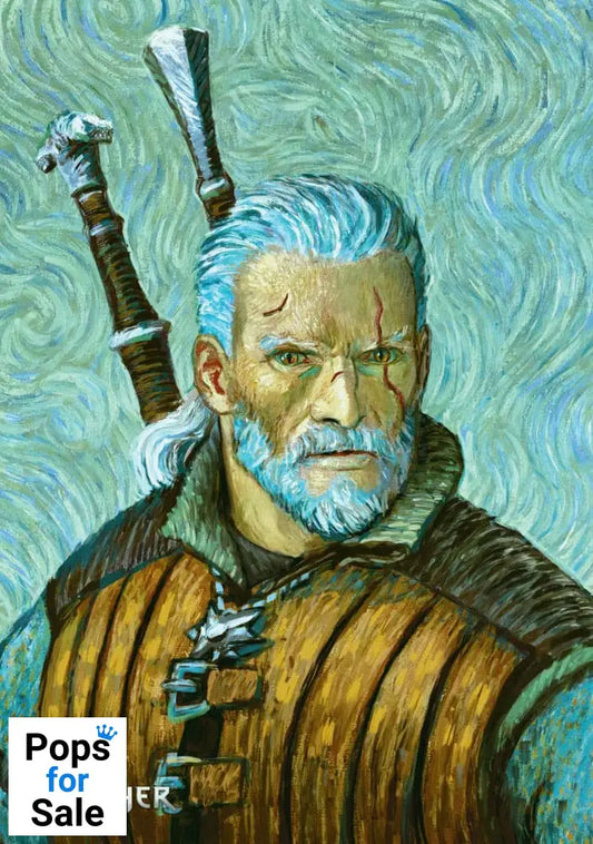 The Witcher III: Wild Hunt Game Art Chronicles Puzzle Geralt inspired by Vincent van Gogh (1000 pieces)
