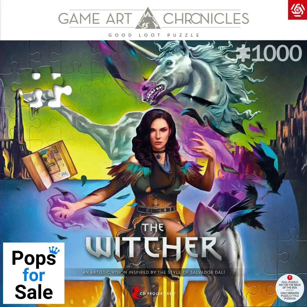 The Witcher III: Wild Hunt Game Art Chronicles Puzzle Yennefer inspired by Salvador Dali (1000 pieces)