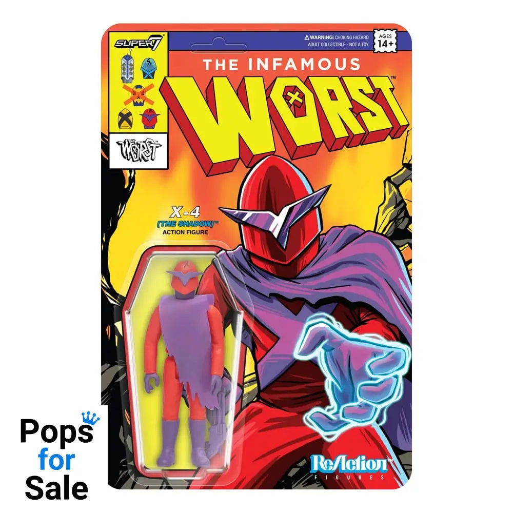 The Worst ReAction Action Figure Wave 05 Mutant Team X5 The Shadow 10 cm Action figures