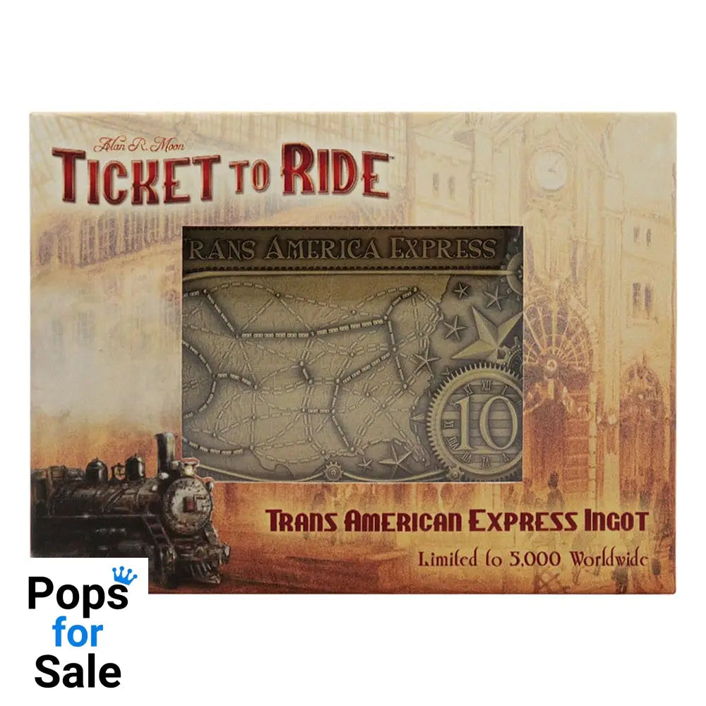 Ticket to Ride Ingot Trans America Express Limited Edition Coins