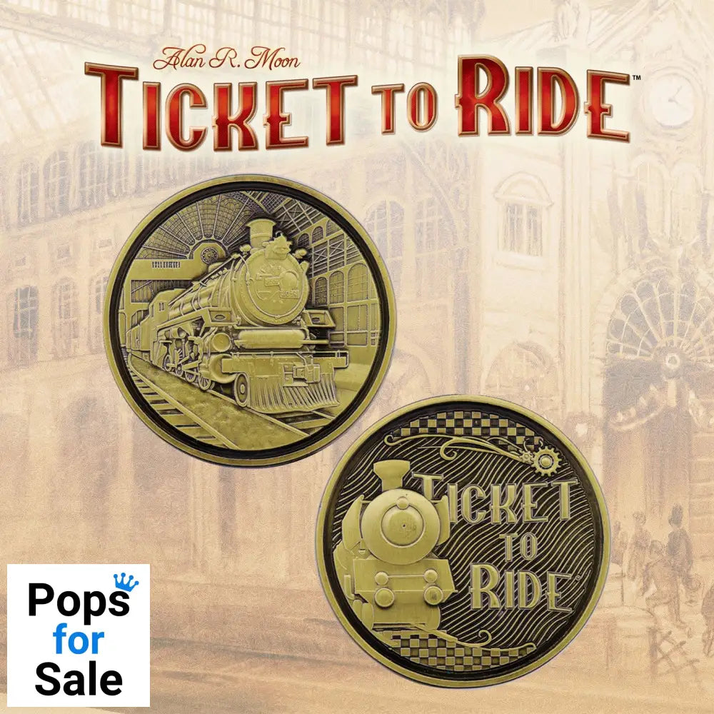 Ticket to Ride Limited Edition Collectible Train Coin Coin