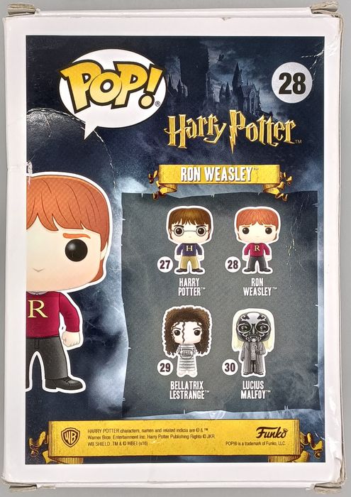 28 Ron Weasley (Sweater) - Harry Potter - Funko POP - Box Damaged