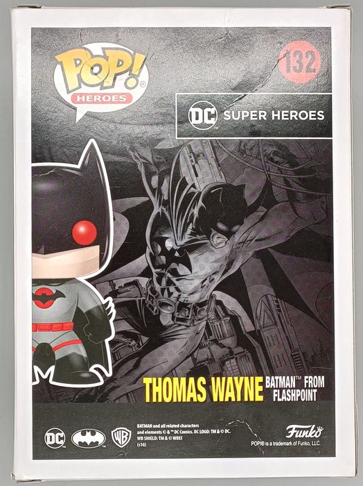 132 Thomas Wayne (Batman from Flashpoint) - DC Box Damaged Funko POP