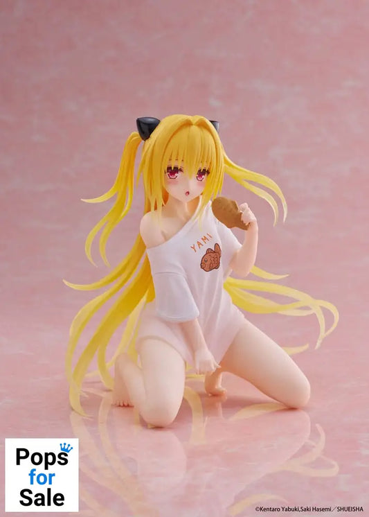 To Love-Ru Darkness PVC Statue Desktop Cute Figure Golden Darkness Roomwear Ver. 13 cm