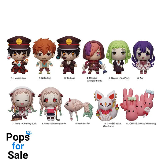 Toilet-Bound Hanako-kun 3D PVC Bag Clips Series 2 Display (24)