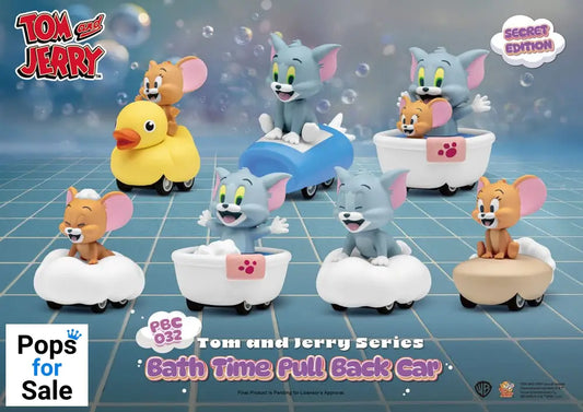 Tom & Jerry Pull Back Cars Bath Time Blind Box 6-Pack