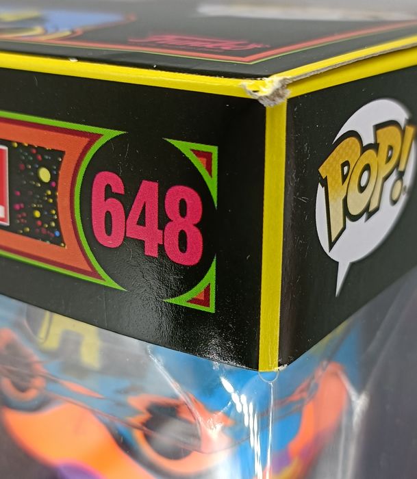 #648 Captain America (Blacklight) Marvel - Box Damaged Funko POP