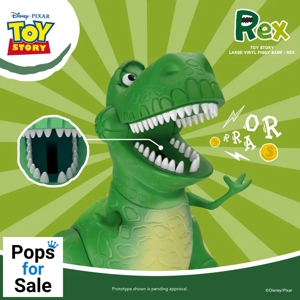 Toy Story Piggy Vinyl Bank Rex 46 cm Banks