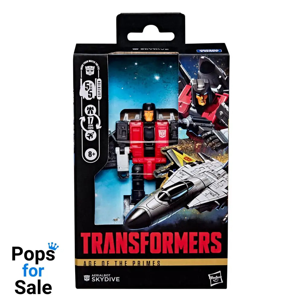 Transformers Age of the Primes Deluxe Class Action Figure Aerialbot Skydive 14 cm